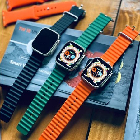 TW18 Ultra 49MM NFC Supported Titanium Case Bluetooth Calling Smartwatch - Oshi.pk - Buy & Sell Online