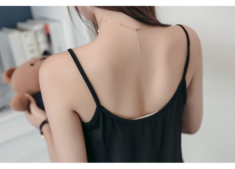 Two-Piece Solid Colours Camisole Shorts Loose - Oshi.pk - Buy & Sell Online