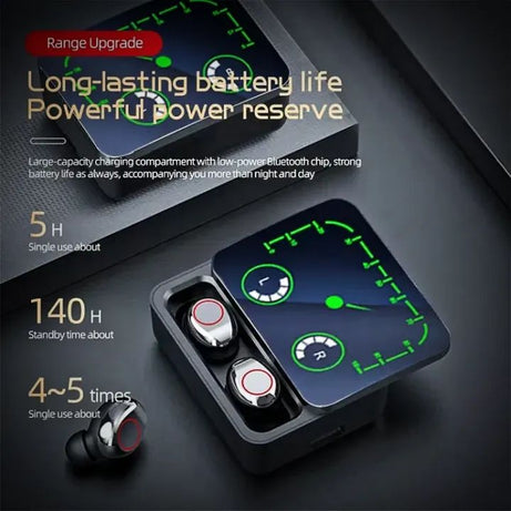 TWS M90 Max WIRELESS Earbuds HIFI Stereo Earbuds With 1200 Mah Battery - Oshi.pk - Buy & Sell Online