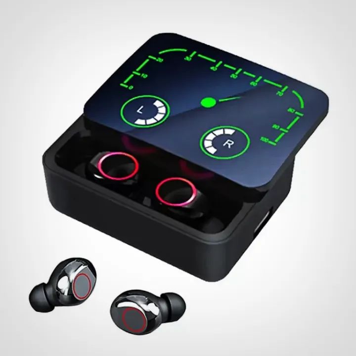 TWS M90 Max WIRELESS Earbuds HIFI Stereo Earbuds With 1200 Mah Battery - Oshi.pk - Buy & Sell Online