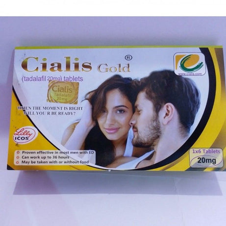 Lilly Cialis 20mg 6 Timing Delay Tablets Card GOLD Made in UK - Oshi.pk - Buy & Sell Online