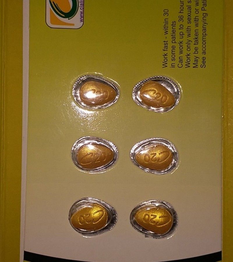 Lilly Cialis 20mg 6 Timing Delay Tablets Card GOLD Made in UK - Oshi.pk - Buy & Sell Online