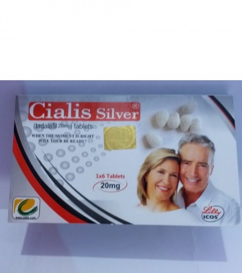 Cialis 20mg Silver 6 Timing Delay Tablets Card Silver Made In UK - Oshi.pk - Buy & Sell Online