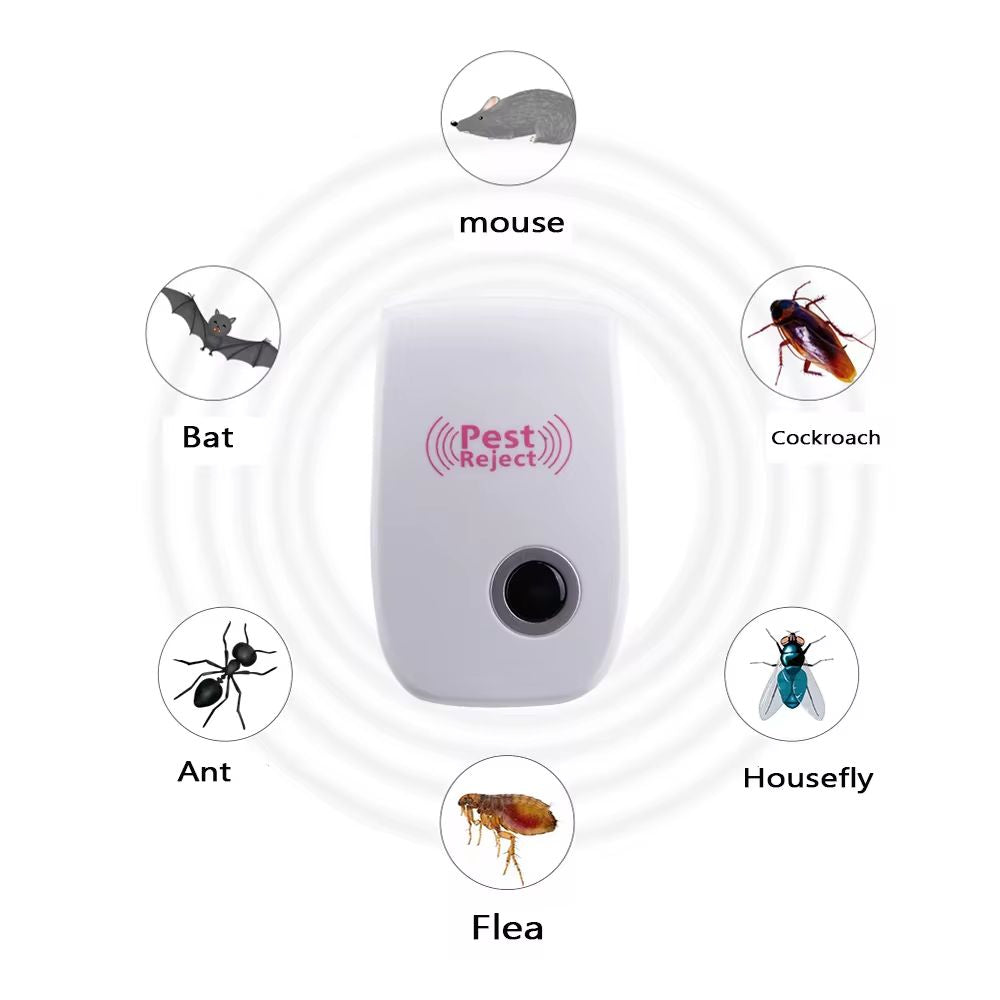 Ultrasonic pest repeller electronic plug in Rodent Mouse roach bug insect repellent indoor home kitchen, etc - Oshi.pk - Buy & Sell Online