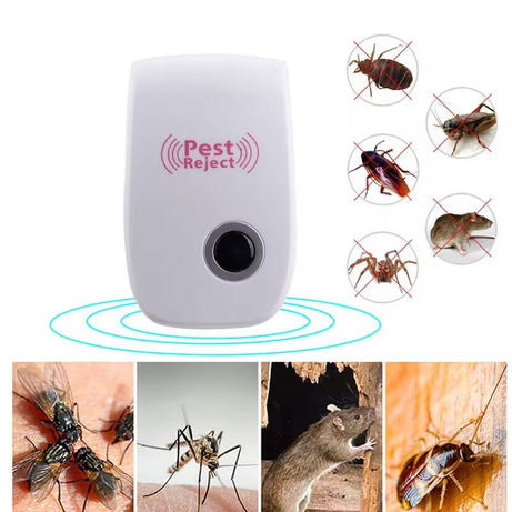 Ultrasonic pest repeller electronic plug in Rodent Mouse roach bug insect repellent indoor home kitchen, etc - Oshi.pk - Buy & Sell Online