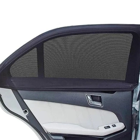 Universal Car Window Shades | Side Window Shade For Car | Breathable Mesh Car Rear Window Sunshades | Protects From Sun Glare And Uv Rays (4 Pc’s) - Oshi.pk - Buy & Sell Online