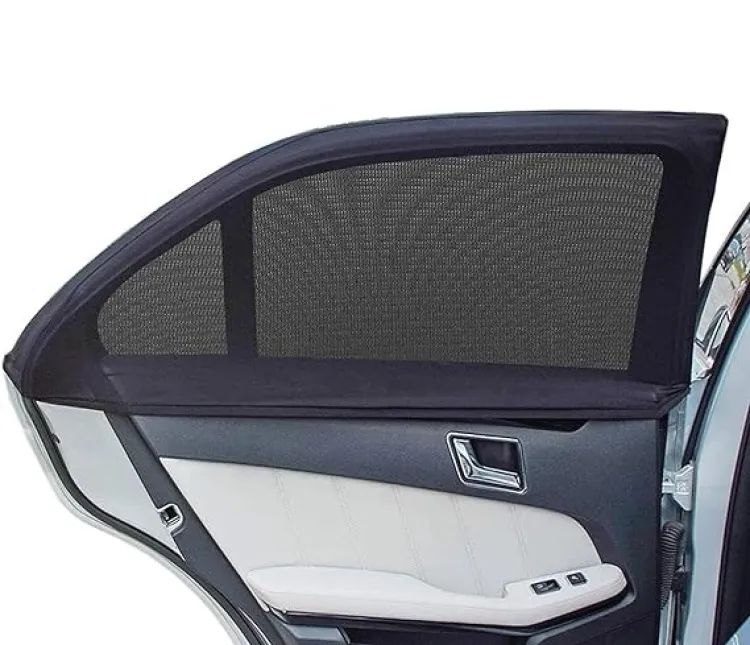 Universal Car Window Shades | Side Window Shade For Car | Breathable Mesh Car Rear Window Sunshades | Protects From Sun Glare And Uv Rays (4 Pc’s) - Oshi.pk - Buy & Sell Online
