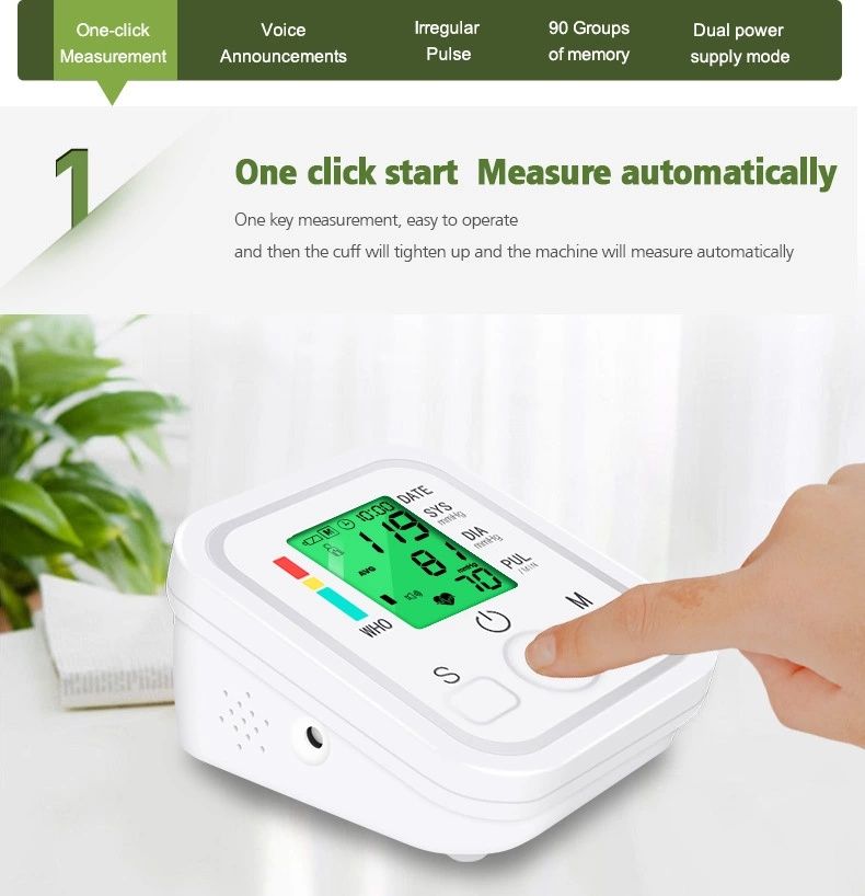 upper arm Automatic Blood Pressure Monitor BP Sphygmomanometer Pressure Meter Tonometer for measuring Arterial Pressure - Oshi.pk - Buy & Sell Online
