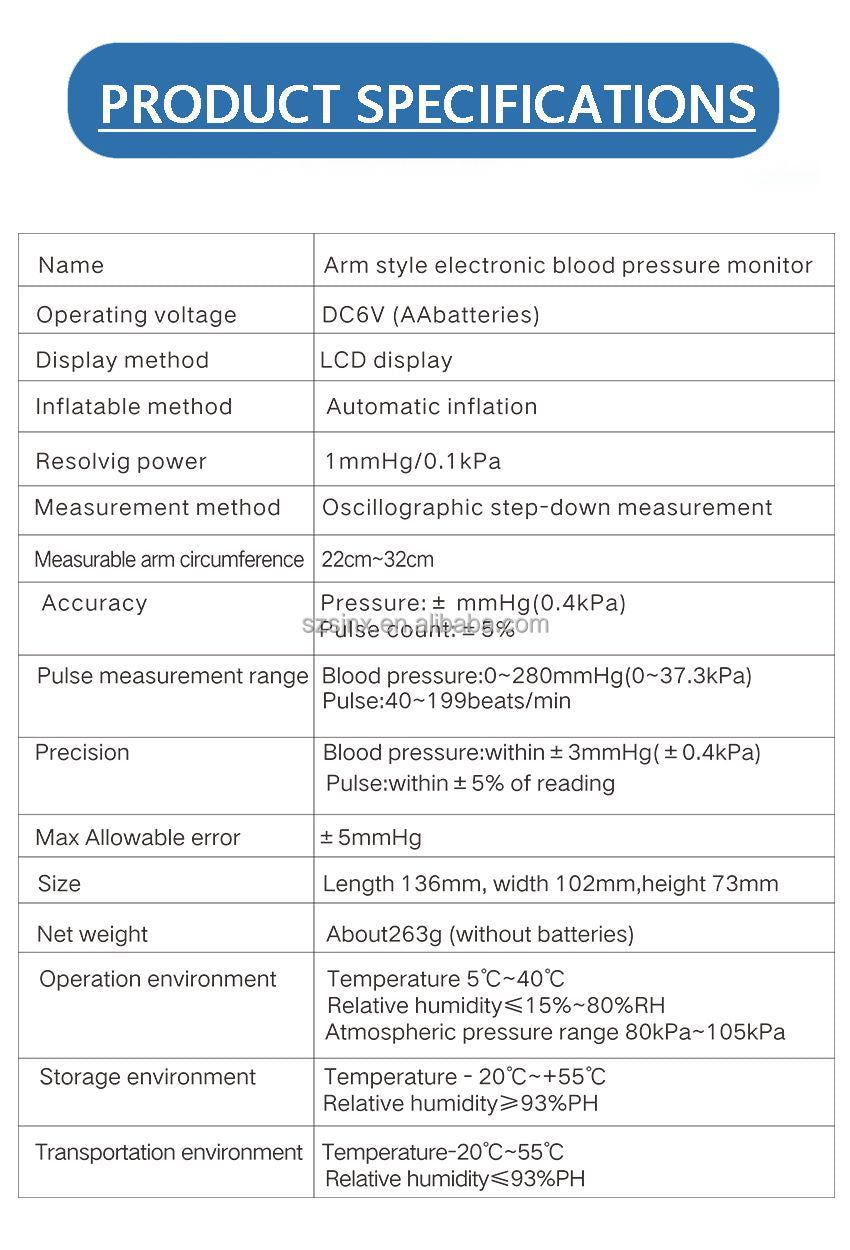upper arm Automatic Blood Pressure Monitor BP Sphygmomanometer Pressure Meter Tonometer for measuring Arterial Pressure - Oshi.pk - Buy & Sell Online