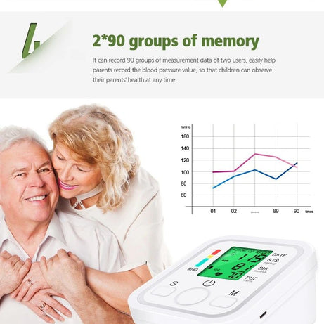 upper arm Automatic Blood Pressure Monitor BP Sphygmomanometer Pressure Meter Tonometer for measuring Arterial Pressure - Oshi.pk - Buy & Sell Online