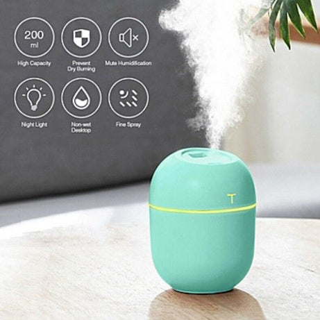 USB Air Aromatherapy Humidifiers Diffusers Essenti Oil Ultrasonic Humificador Mist Maker Home Car Freshener Desk Cool Fogger - Oshi.pk - Buy & Sell Online