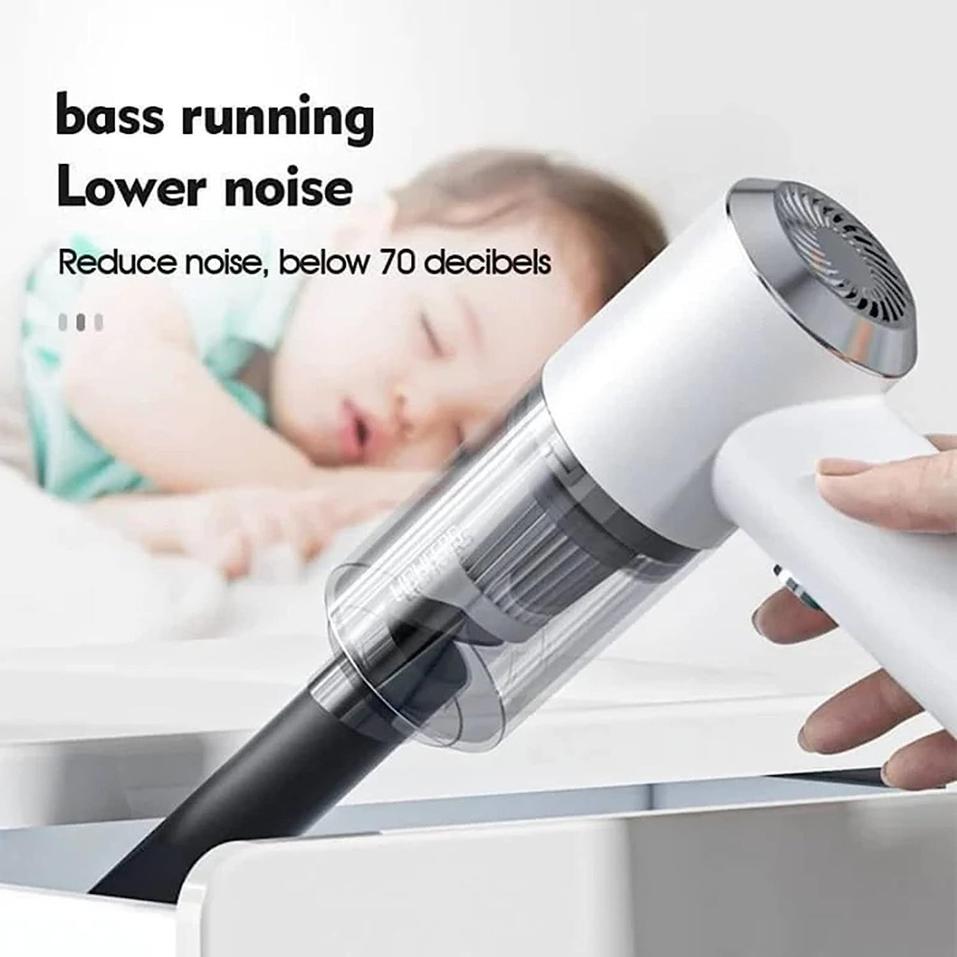 USB Car Vacuum Cordless Rechargeable, 3in1 Strong Suction Wireless Handheld Car Vacuum Cleaner, Multi-Functional Portable Mini Vacuum Cleaner For Car, - Oshi.pk - Buy & Sell Online