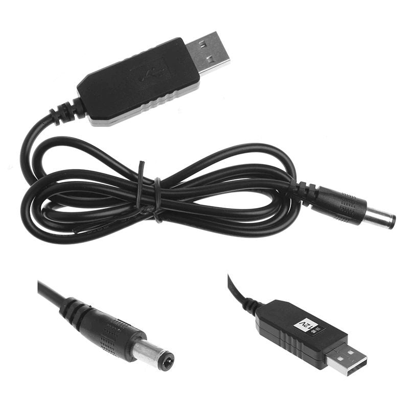 USB DC 5V TO 12V Voltage Booster Jack PTCL Router Power Cable - Oshi.pk - Buy & Sell Online
