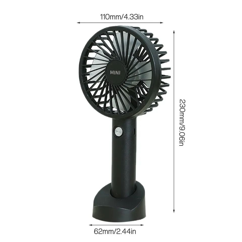 USB Rechargeable Electric Handheld Mini Fan Usb Charging Student Desktop air Cooler Outdoor Fan Portable Dormitory Fan - Oshi.pk - Buy & Sell Online
