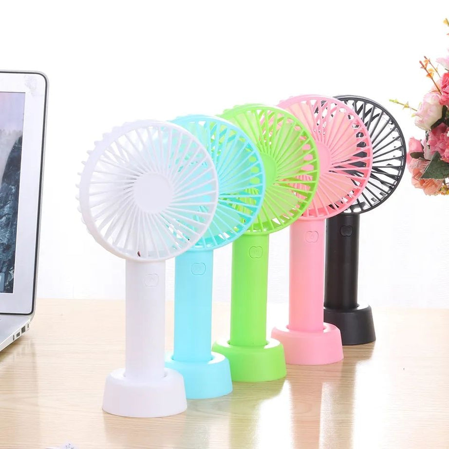 USB Rechargeable Electric Handheld Mini Fan Usb Charging Student Desktop air Cooler Outdoor Fan Portable Dormitory Fan - Oshi.pk - Buy & Sell Online