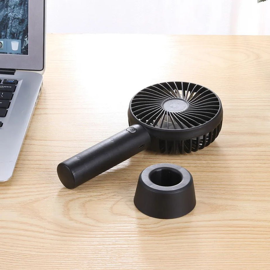 USB Rechargeable Electric Handheld Mini Fan Usb Charging Student Desktop air Cooler Outdoor Fan Portable Dormitory Fan - Oshi.pk - Buy & Sell Online