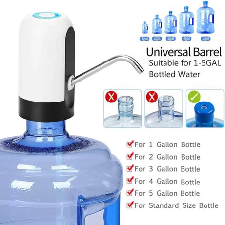 USB Rechargeable Electric Water Pump Dispenser