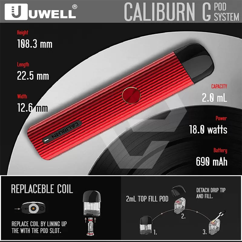 Uwell Caliburn G 18W Pod System - Oshi.pk - Buy & Sell Online