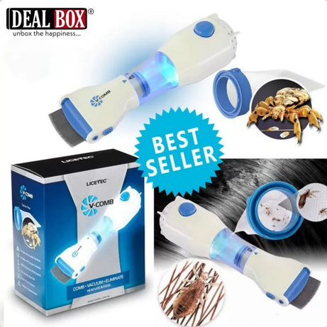 V COMB ELECTRONIC HEAD LICE REMOVAL MACHINE ANTI LICE MACHINE with 4 extra filters - Oshi.pk - Buy & Sell Online