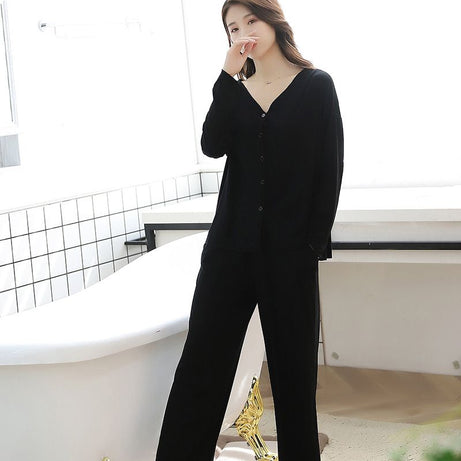 V Neck Button Style Shirt Trouser Night Dress - Oshi.pk - Buy & Sell Online
