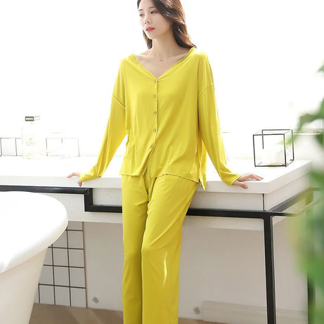 V Neck Button Style Shirt Trouser Night Dress - Oshi.pk - Buy & Sell Online