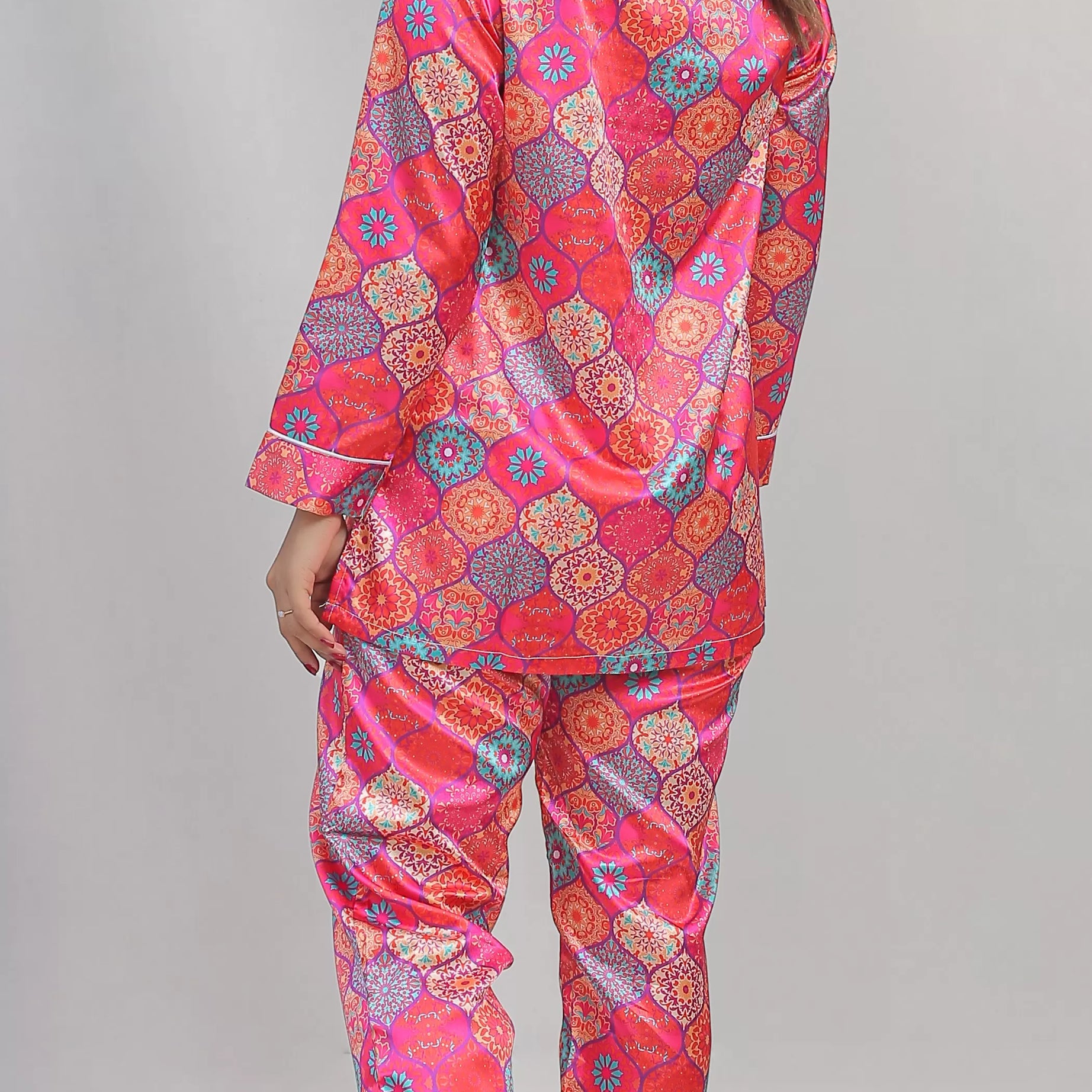 Valerie classic nightwear/sleepwear is designed for ultimate comfort and style. Our classic pajama set is updated in a smooth silky fabric. - Oshi.pk - Buy & Sell Online