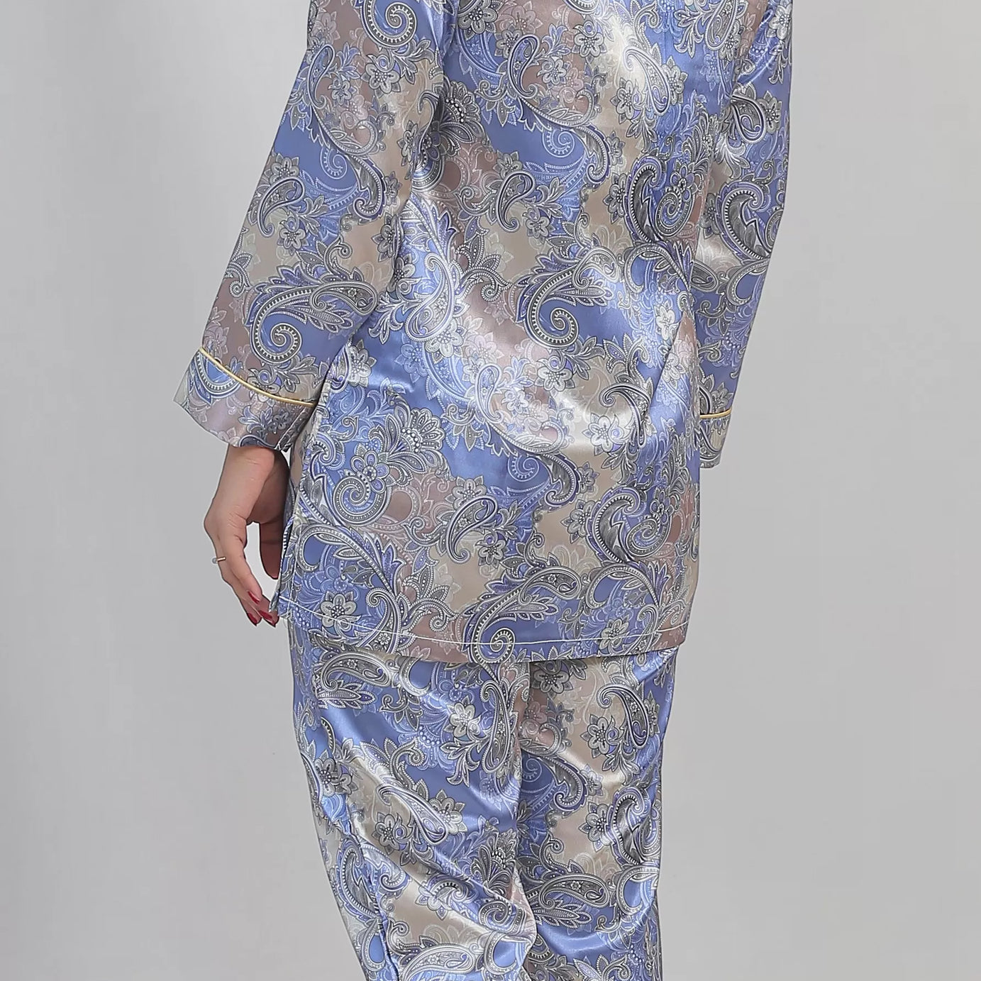 Valerie classic nightwear/sleepwear is designed for ultimate comfort and style. Our classic pajama set is updated in a smooth silky fabric. - Oshi.pk - Buy & Sell Online