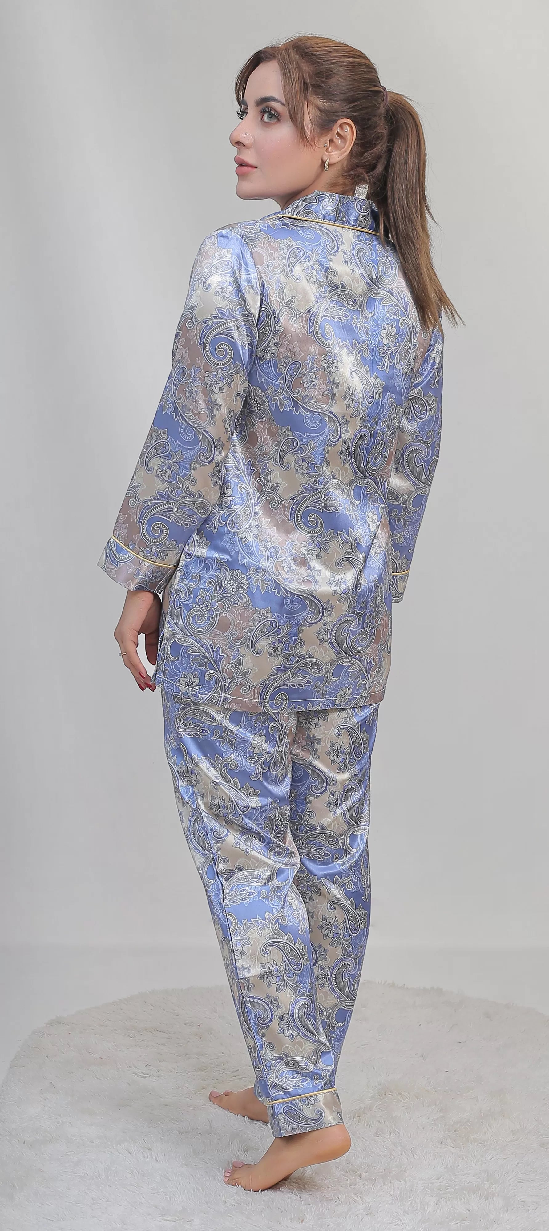 Valerie classic nightwear/sleepwear is designed for ultimate comfort and style. Our classic pajama set is updated in a smooth silky fabric. - Oshi.pk - Buy & Sell Online