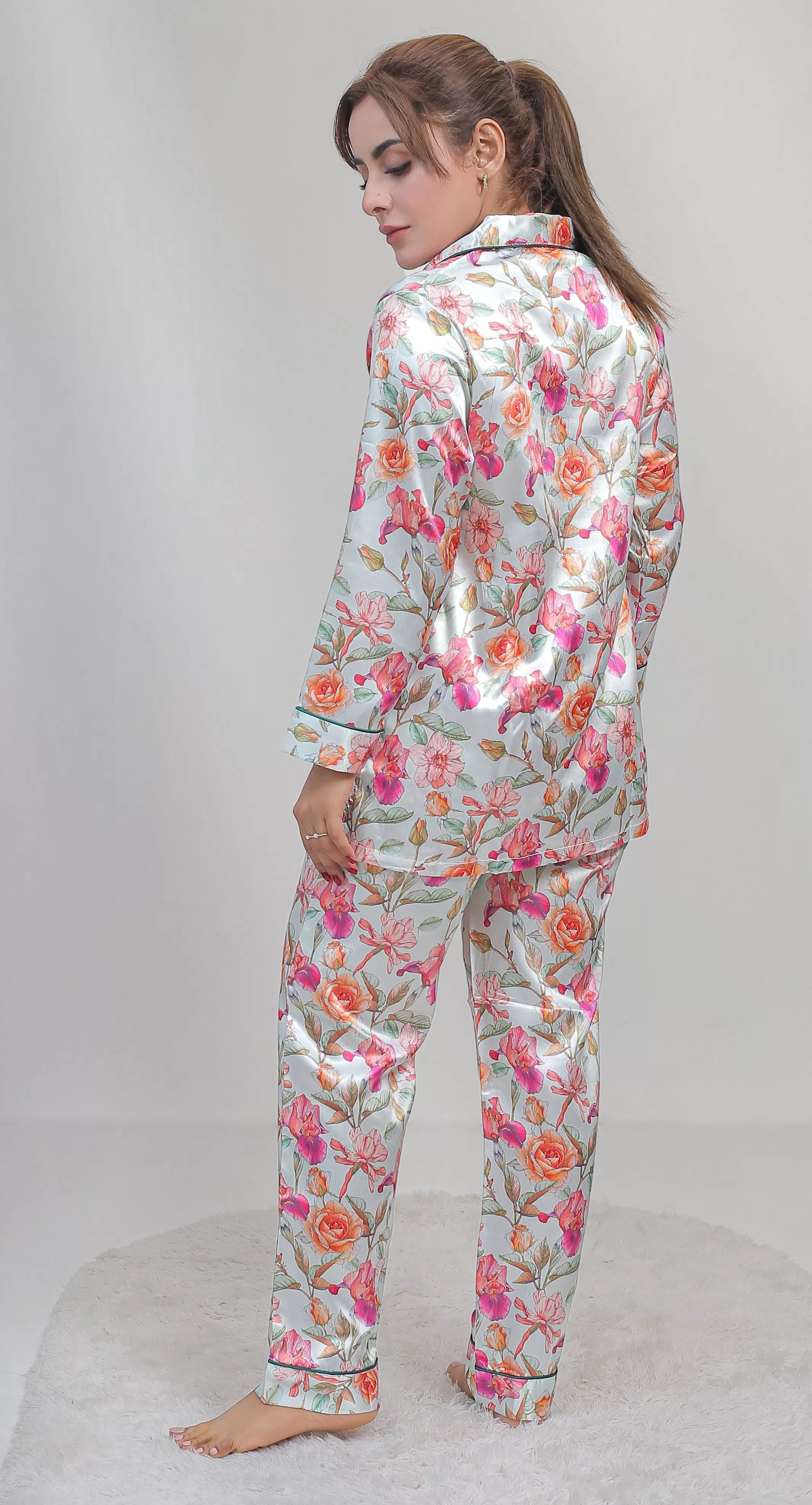 Valerie classic nightwear/sleepwear is designed for ultimate comfort and style. Our classic pajama set is updated in a smooth silky fabric. - Oshi.pk - Buy & Sell Online