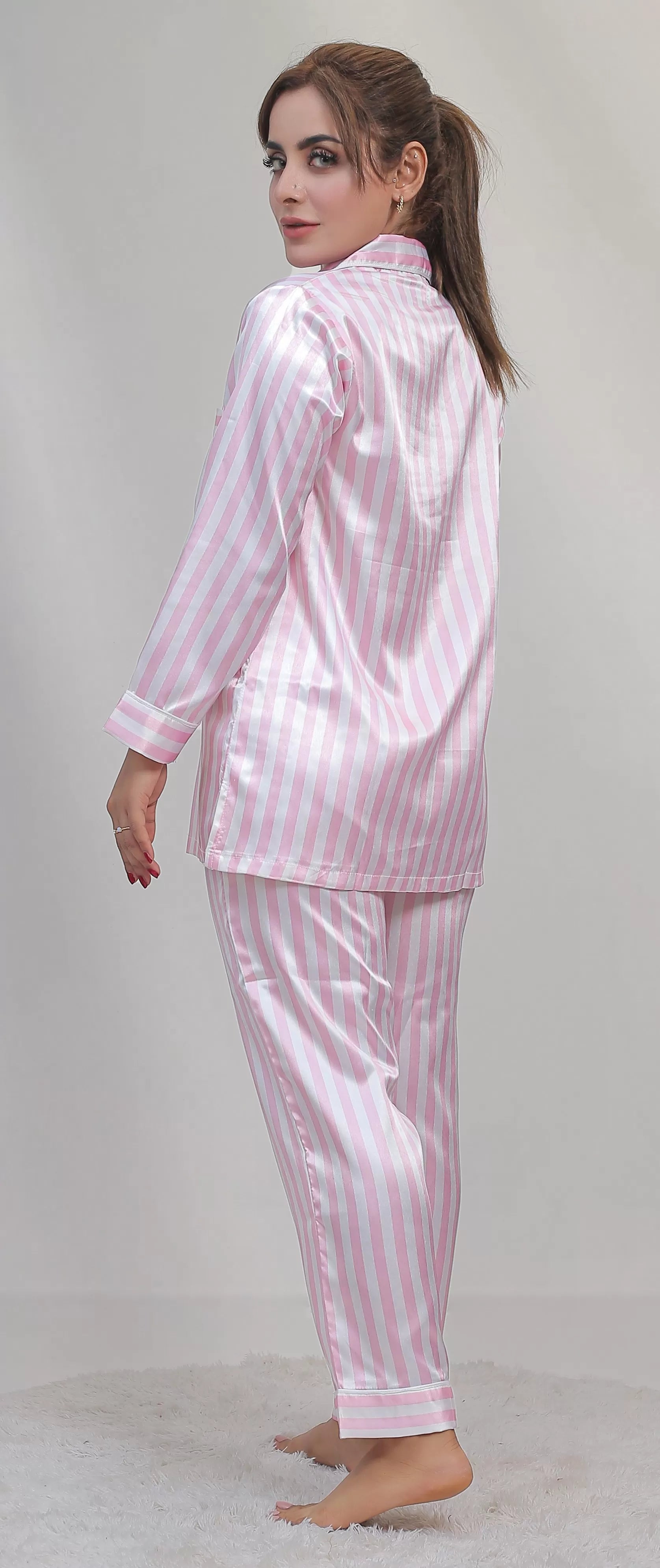 Valerie classic nightwear/sleepwear is designed for ultimate comfort and style. Our classic pajama set is updated in a smooth silky fabric. - Oshi.pk - Buy & Sell Online