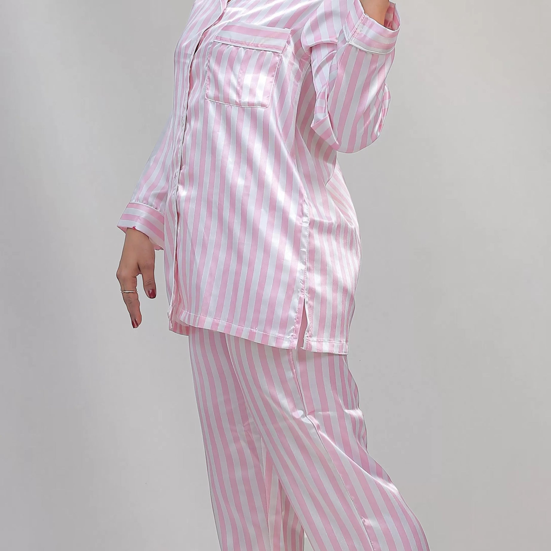 Valerie classic nightwear/sleepwear is designed for ultimate comfort and style. Our classic pajama set is updated in a smooth silky fabric. - Oshi.pk - Buy & Sell Online