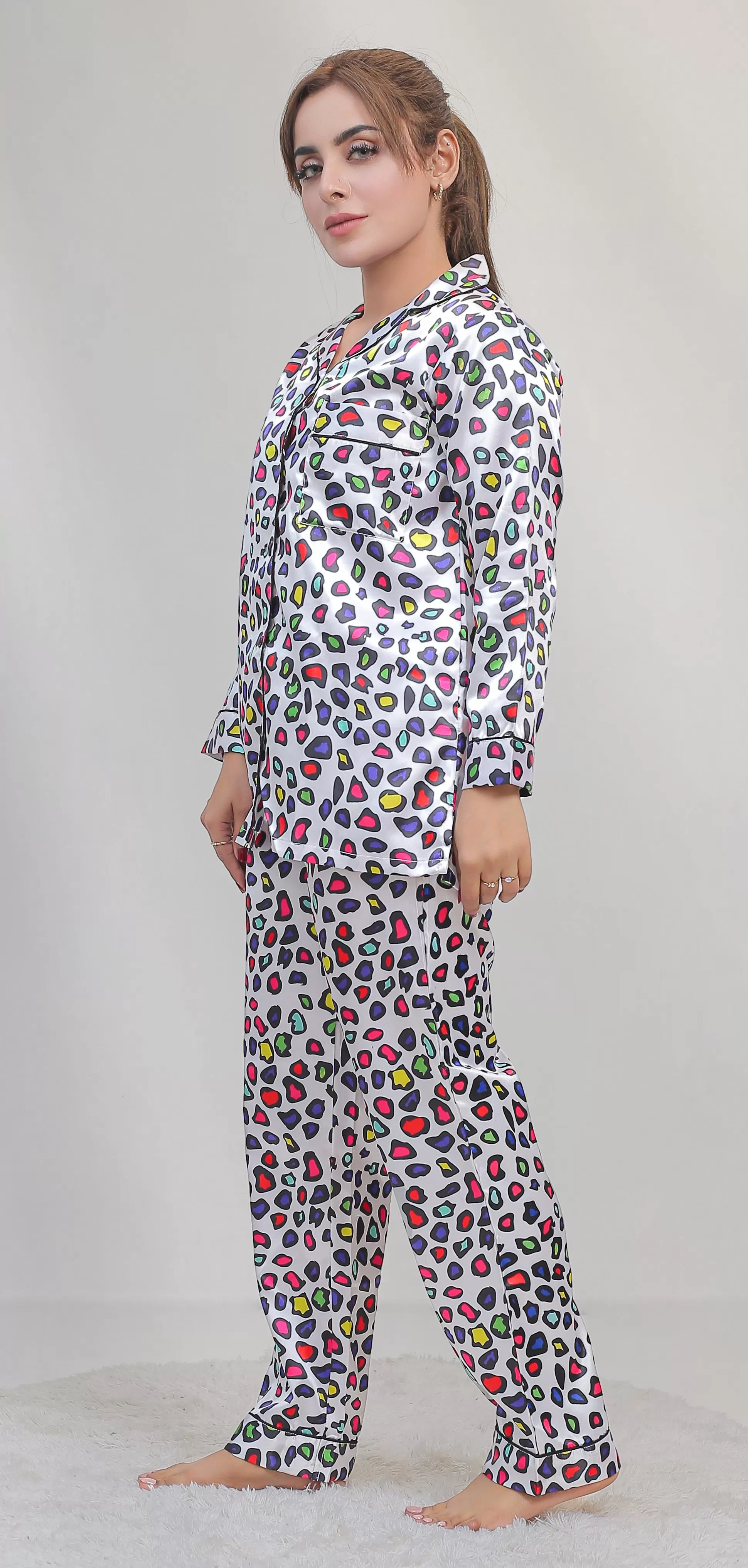 Valerie classic nightwear/sleepwear is designed for ultimate comfort and style. Our classic pajama set is updated in a smooth silky fabric. - Oshi.pk - Buy & Sell Online