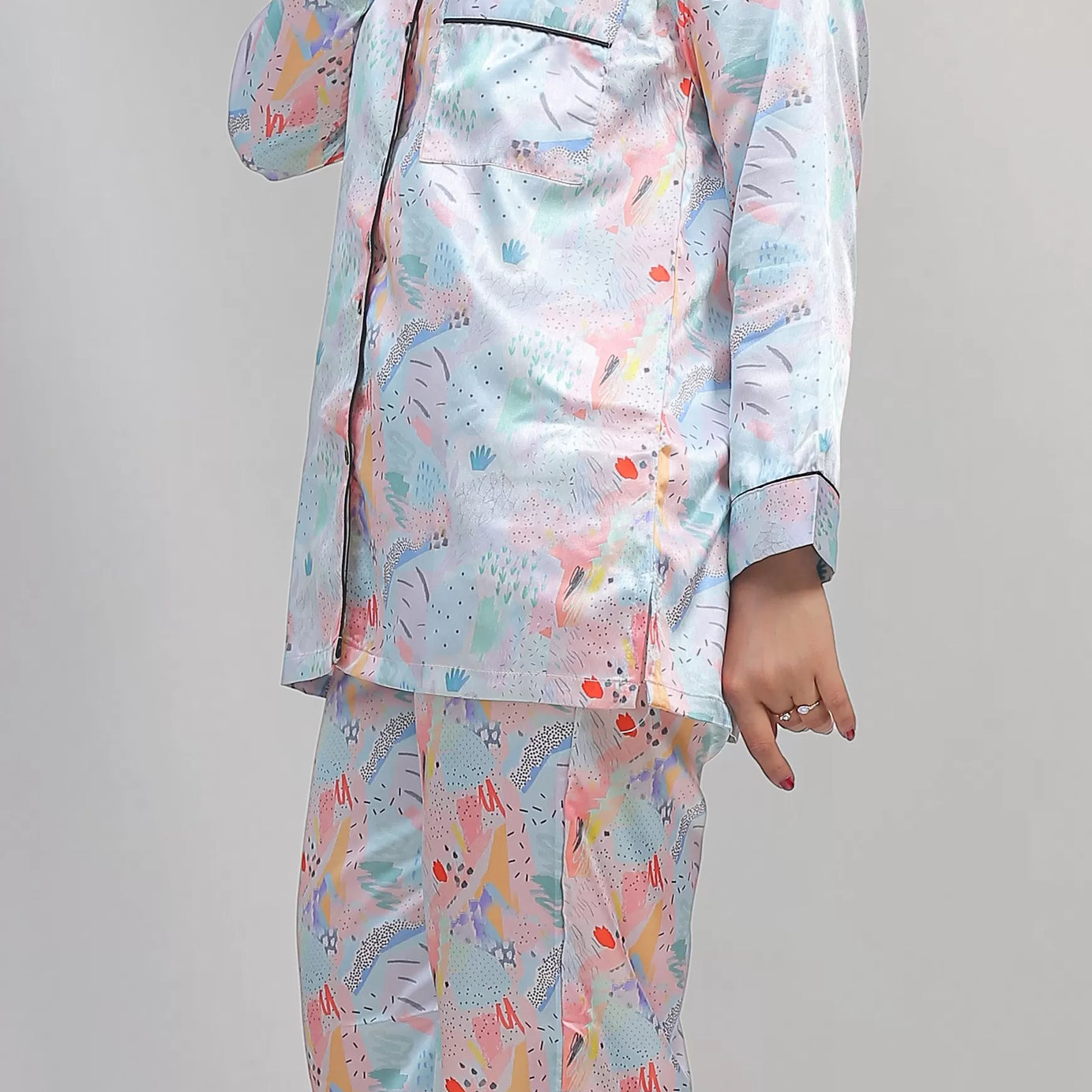 Valerie classic nightwear/sleepwear is designed for ultimate comfort and style. Our classic pajama set is updated in a smooth silky fabric - Oshi.pk - Buy & Sell Online