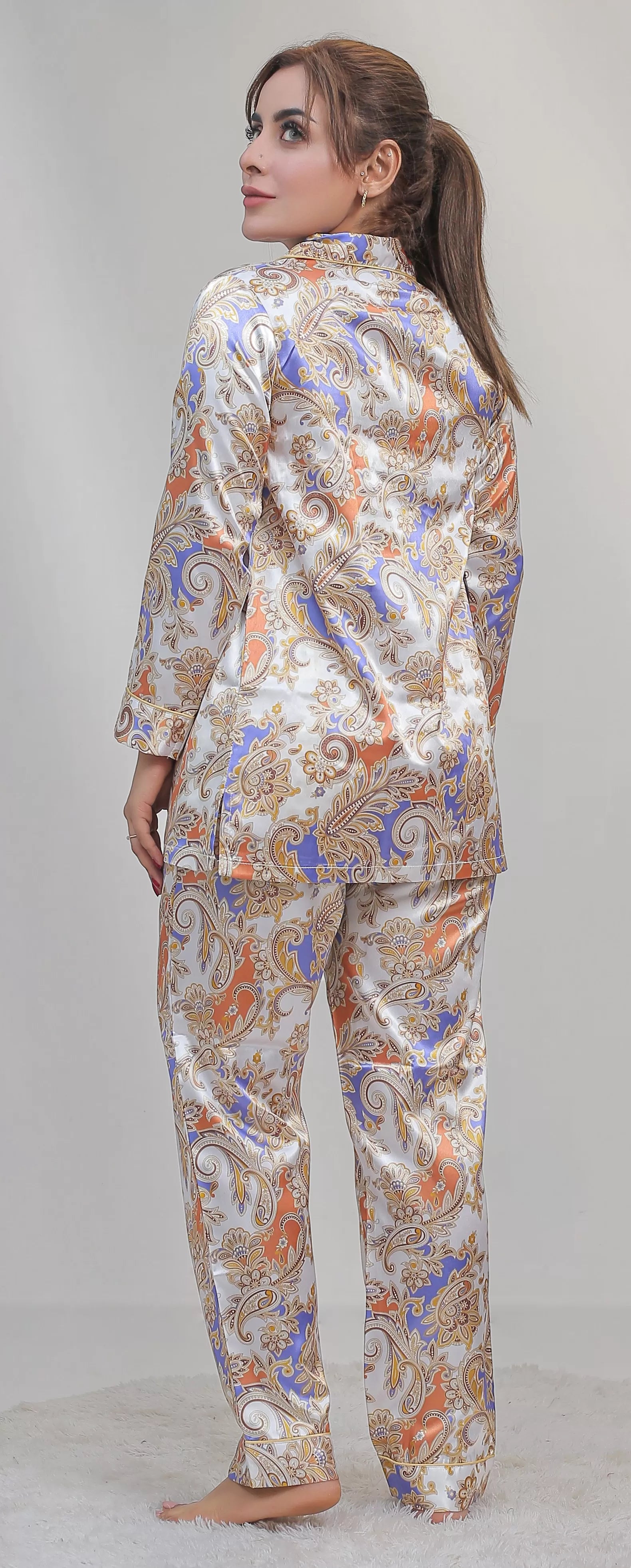 Valerie classic nightwear/sleepwear is designed for ultimate comfort and style. Our classic pajama set is updated in a smooth silky fabric - Oshi.pk - Buy & Sell Online