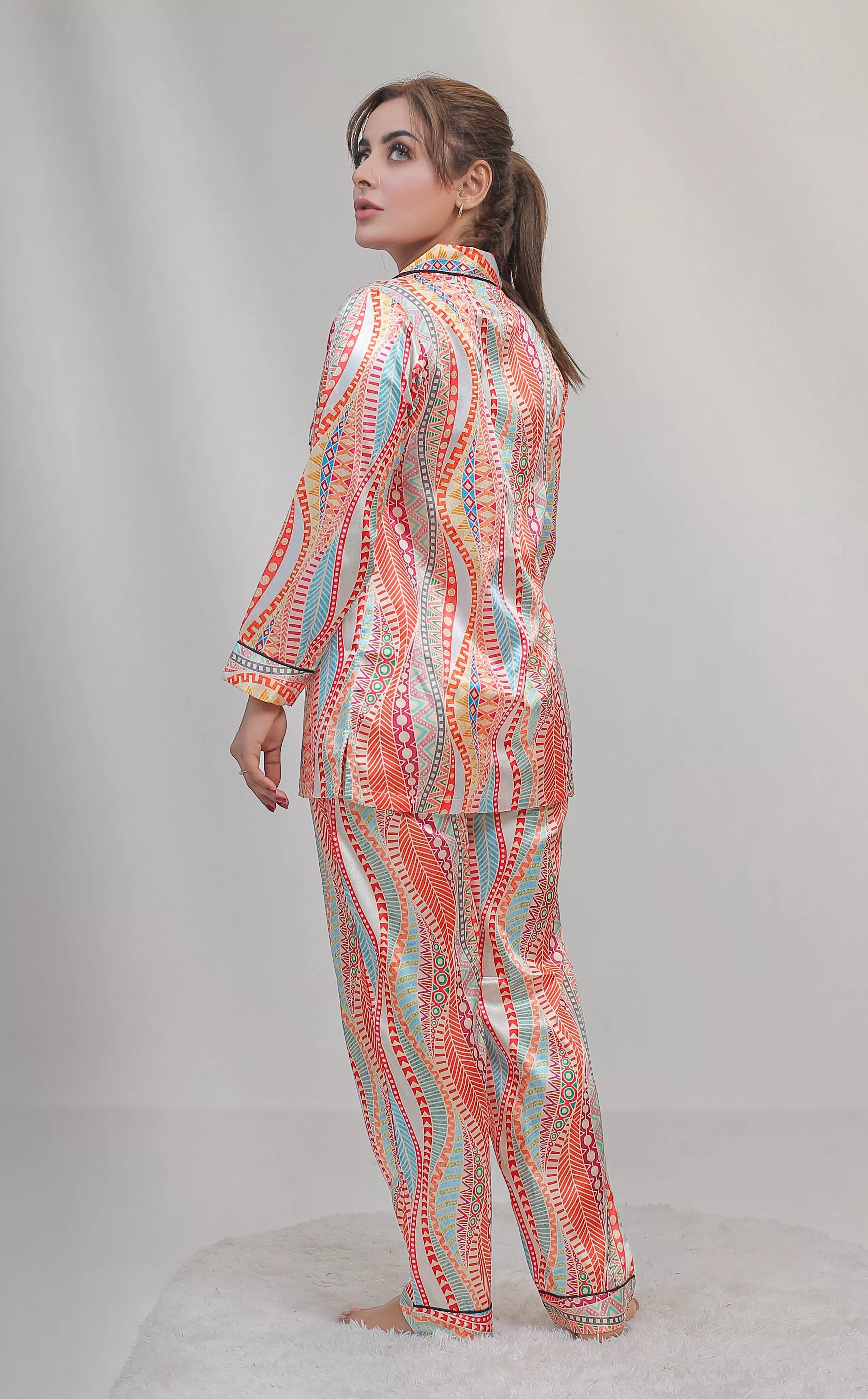 Valerie classic nightwear/sleepwear is designed for ultimate comfort and style. Our classic pajama set is updated in a smooth silky fabric - Oshi.pk - Buy & Sell Online