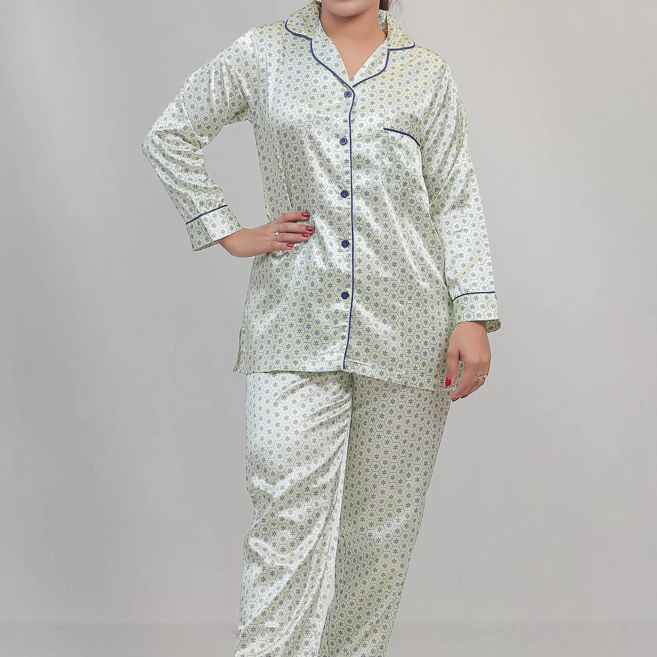 Valerie classic nightwear/sleepwear is designed for ultimate comfort and style. Our classic pajama set is updated in a smooth silky fabric - Oshi.pk - Buy & Sell Online