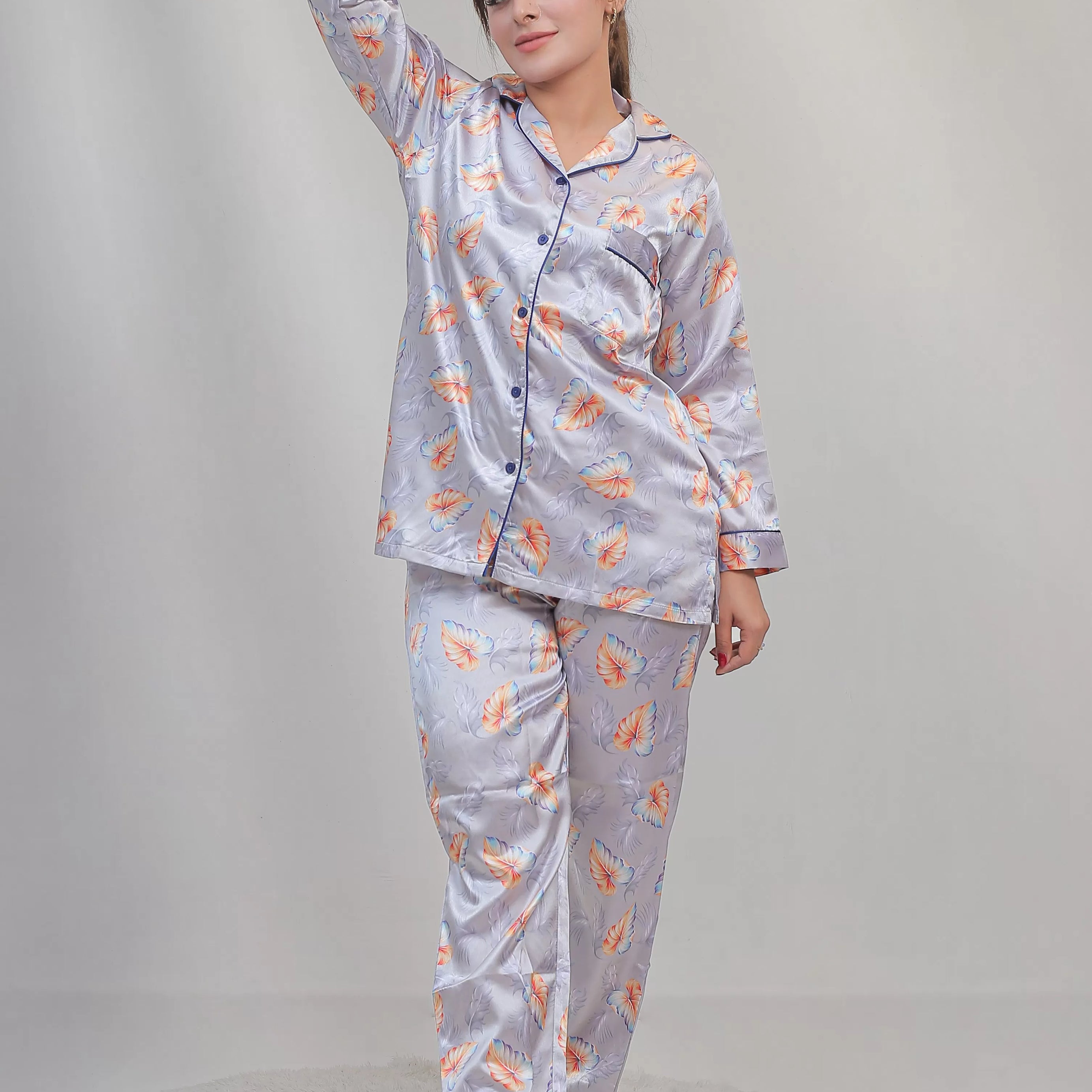 Valerie classic nightwear/sleepwear is designed for ultimate comfort and style. Our classic pajama set is updated in a smooth silky fabric - Oshi.pk - Buy & Sell Online