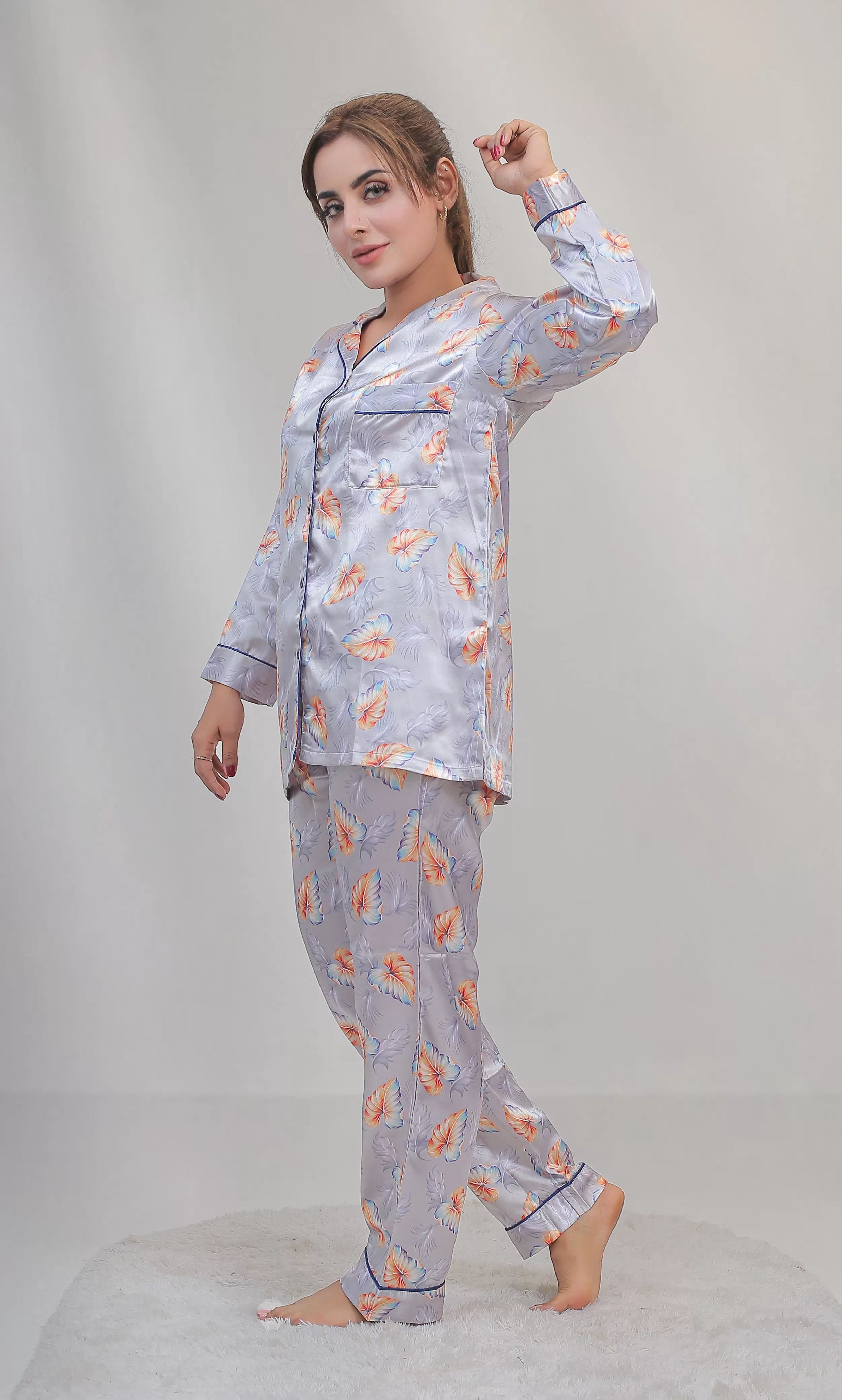 Valerie classic nightwear/sleepwear is designed for ultimate comfort and style. Our classic pajama set is updated in a smooth silky fabric - Oshi.pk - Buy & Sell Online