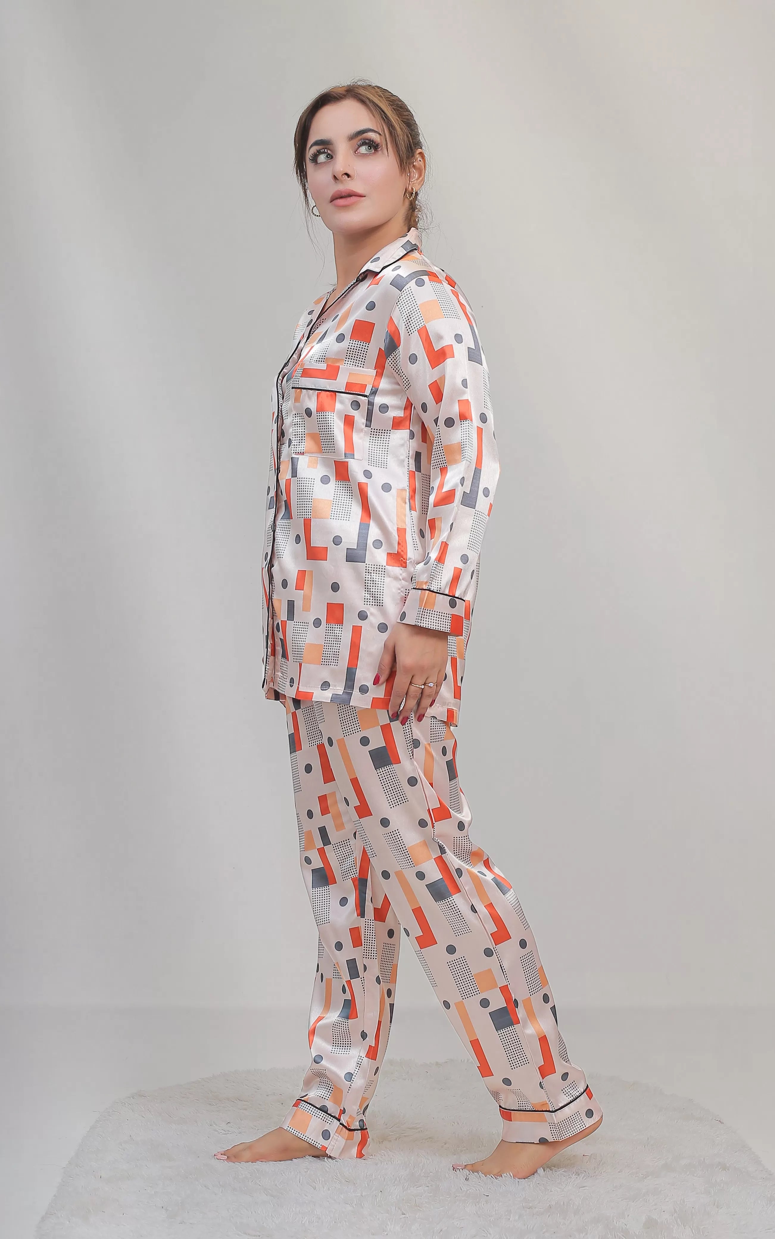 Valerie classic nightwear/sleepwear is designed for ultimate comfort and style. Our classic pajama set is updated in a smooth silky fabric - Oshi.pk - Buy & Sell Online