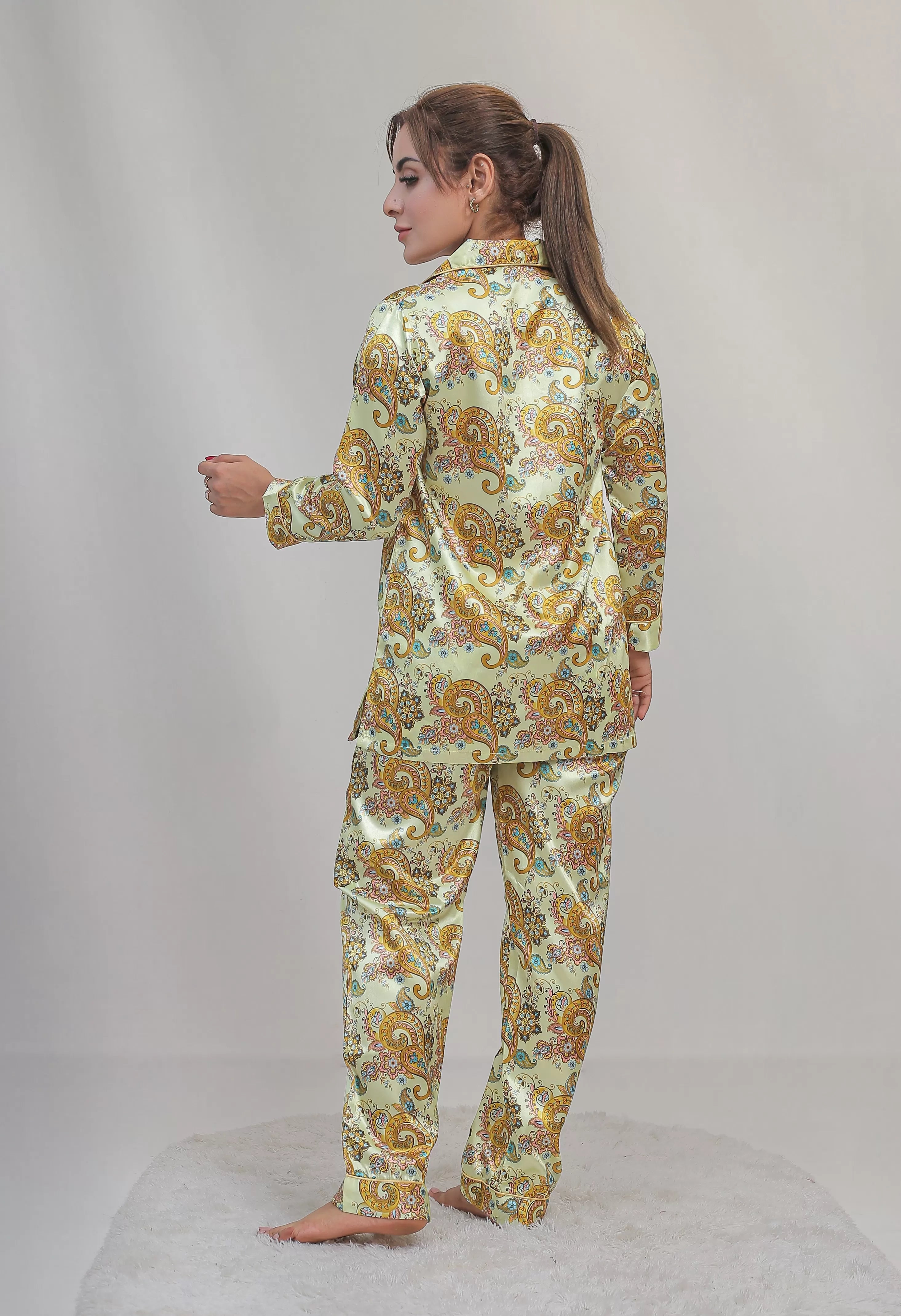 Valerie classic nightwear/sleepwear is designed for ultimate comfort and style. Our classic pajama set is updated in a smooth silky fabric - Oshi.pk - Buy & Sell Online