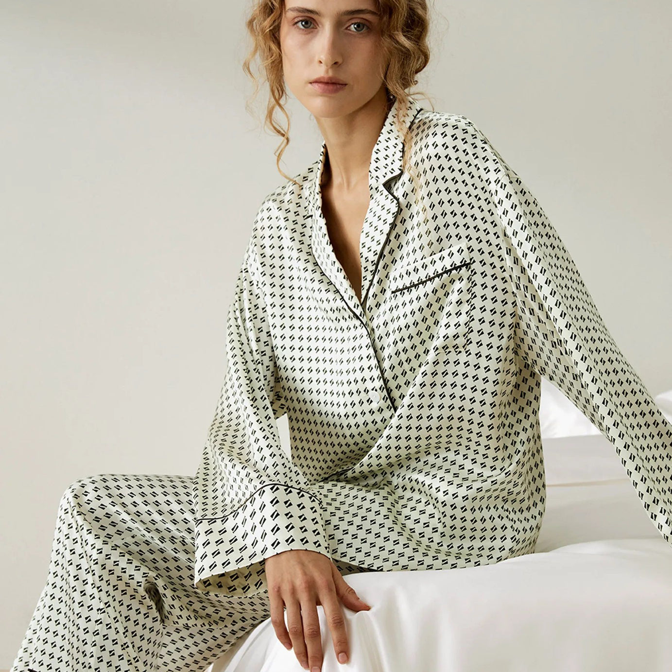 Valerie Women Silky Printed Pajama Set (Studio By Arj) - Oshi.pk - Buy & Sell Online