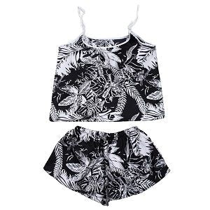 Valerie Digital print silky satin Night wear Cami set for women with eye mask and scrunchies - Oshi.pk - Buy & Sell Online