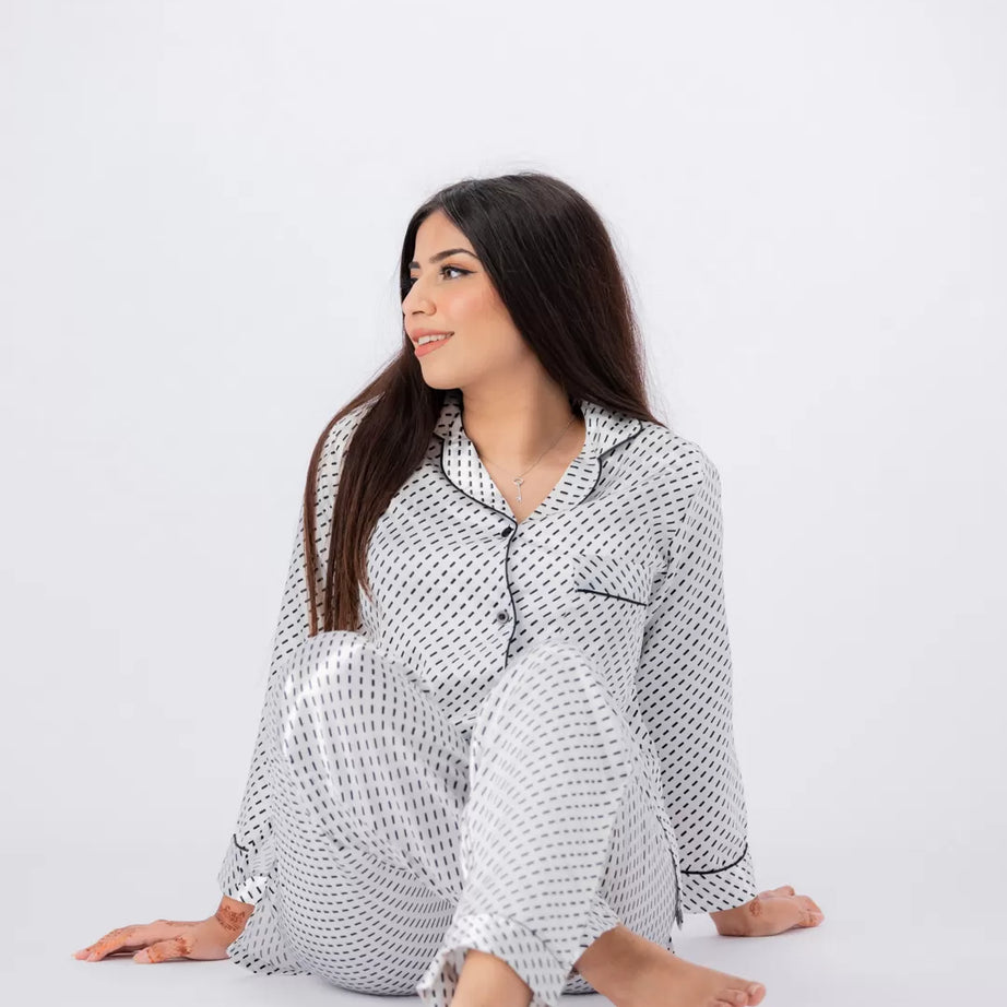 Valerie lounging Gorgeous satin fabric comes with a natural sheen and feel silky on your skin. Feel cute and sensual while staying comfortable putting - Oshi.pk - Buy & Sell Online