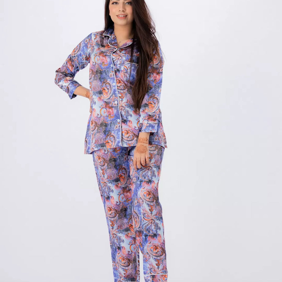 Valerie lounging Gorgeous satin fabric comes with a natural sheen and feel silky on your skin. Feel cute and sensual while staying comfortable putting - Oshi.pk - Buy & Sell Online