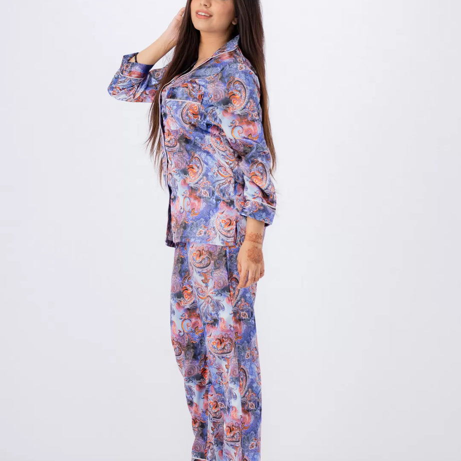 Valerie lounging Gorgeous satin fabric comes with a natural sheen and feel silky on your skin. Feel cute and sensual while staying comfortable putting - Oshi.pk - Buy & Sell Online