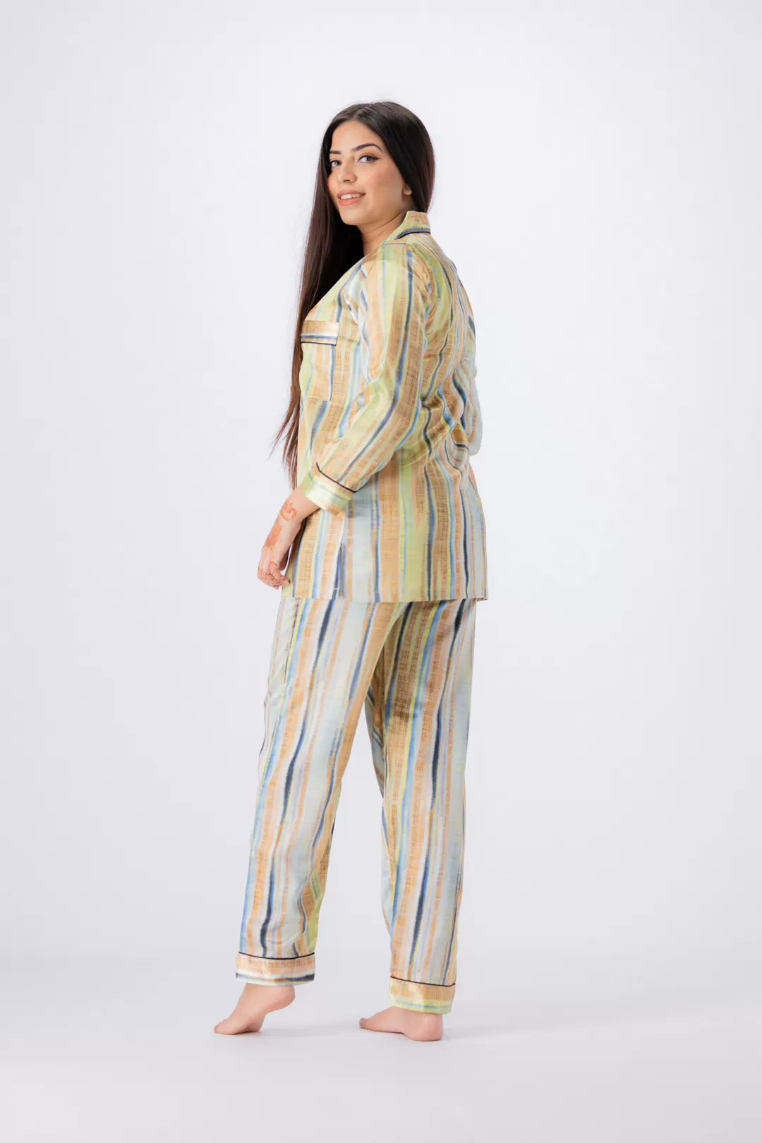 Valerie lounging Gorgeous satin fabric comes with a natural sheen and feel silky on your skin. Feel cute and sensual while staying comfortable putting - Oshi.pk - Buy & Sell Online