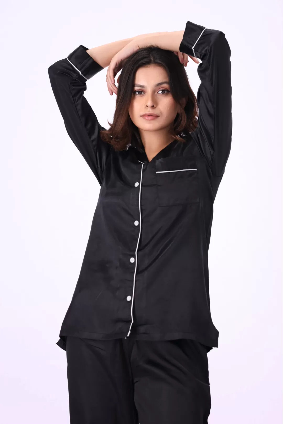 Valerie nightwear Gorgeous satin pajama set. Offering a well-fitting, luxury sleepwear. - Oshi.pk - Buy & Sell Online