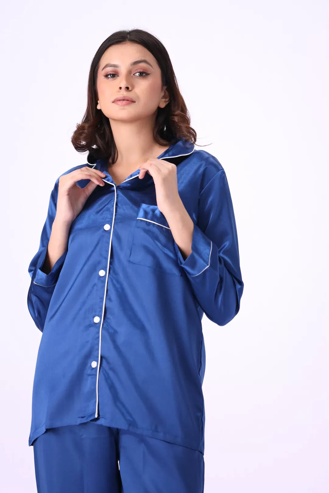 Valerie nightwear Gorgeous satin pajama set. Offering a well-fitting, luxury sleepwear. - Oshi.pk - Buy & Sell Online