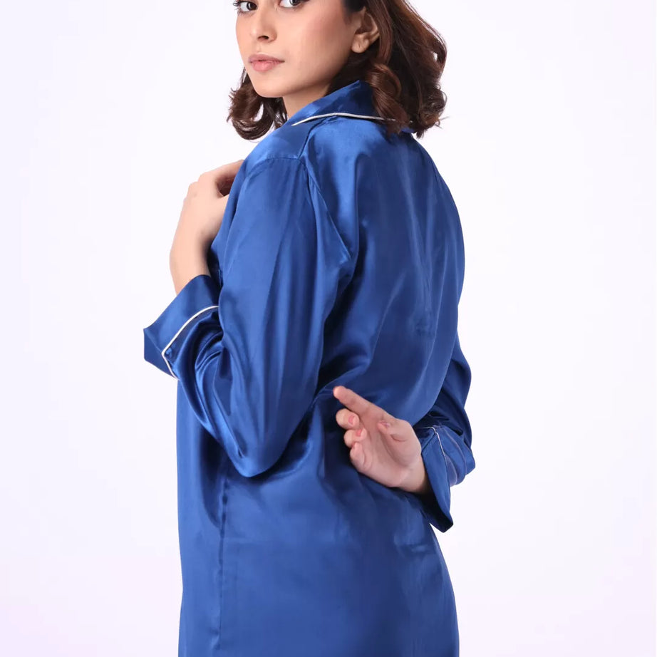 Valerie nightwear Gorgeous satin pajama set. Offering a well-fitting, luxury sleepwear. - Oshi.pk - Buy & Sell Online