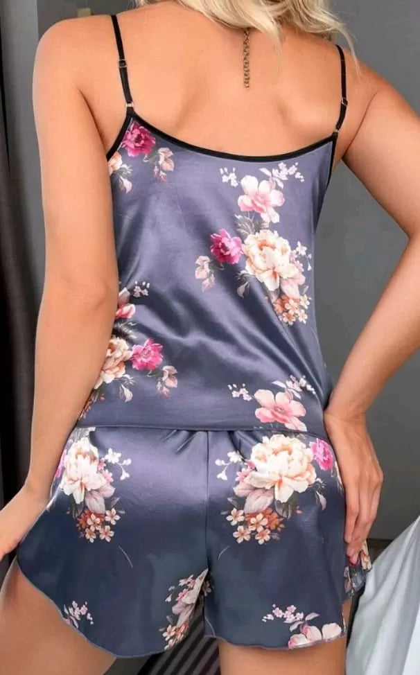 Valerie Nightwear Introducing International Print Of Satin Silk Matching Cami Set Hot and Sexy